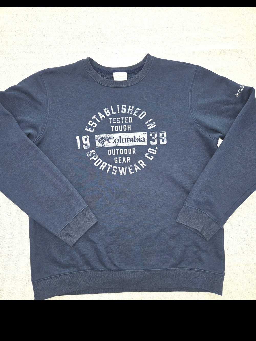 Columbia Men’s Navy Crewneck Sweatshirt - Outdoor Sportswear